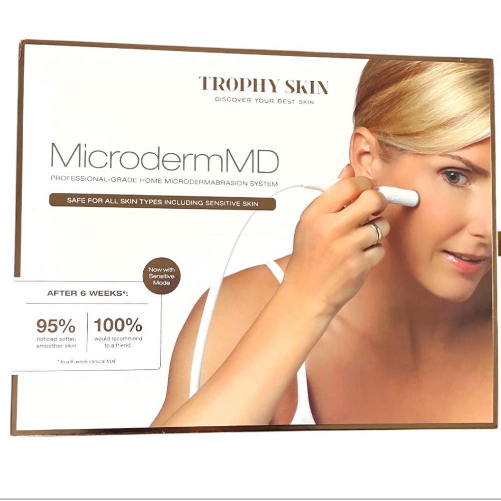 NIB Trophy Skin MicrodermMD Professional Grade Home Microdermabrasion System